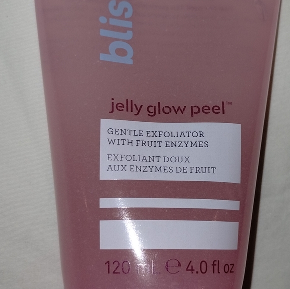 BLISS JELLY GLOW PEEL GENTLE EXFOLIATOR WITH FRUIT ENZYMES, 4.0 FL OZ - Picture 5 of 14